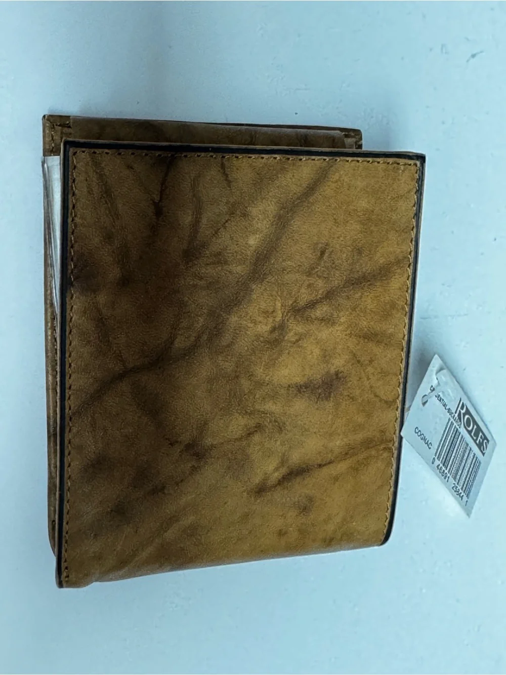 Rolfs Brown Genuine Leather Men's Wallet with Bonus Valet Box